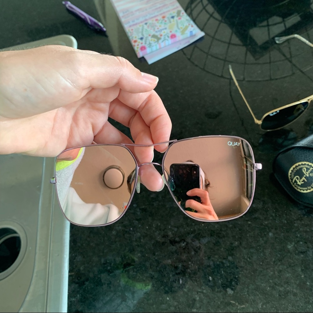 Quay Stop & Stare sunglasses, purple lens